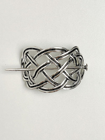 Pasador Vikingo Trenzado en Metal - Diseño Celta Vintage - Image 11