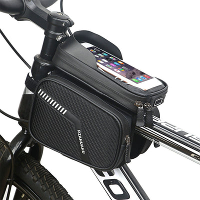 Bolsa Frontal para Bicicleta de Montaña - Soporte para Celular y Almacenamiento - Image 7