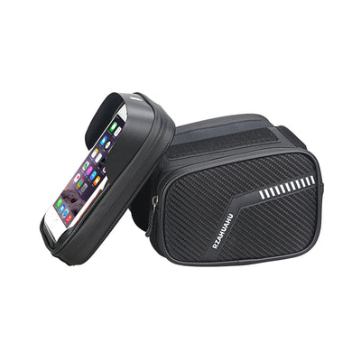 Bolsa Frontal para Bicicleta de Montaña - Soporte para Celular y Almacenamiento - Image 8