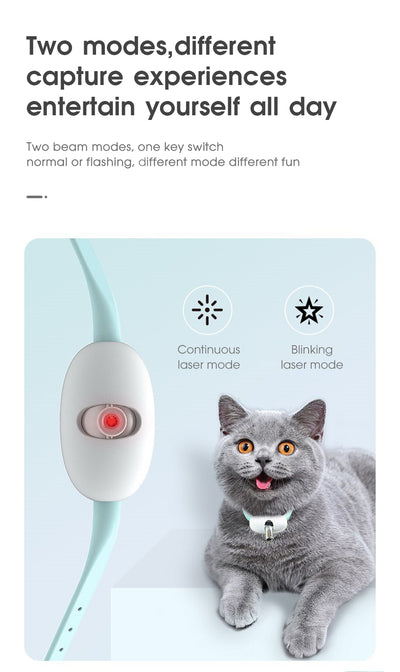 Collar Láser Interactivo Automático para Gatos con Carga USB - Image 18