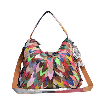 Bolso de Cuero Suave para Mujer con Capacidad Extra y Detalle de Costura Hoja - Image 12