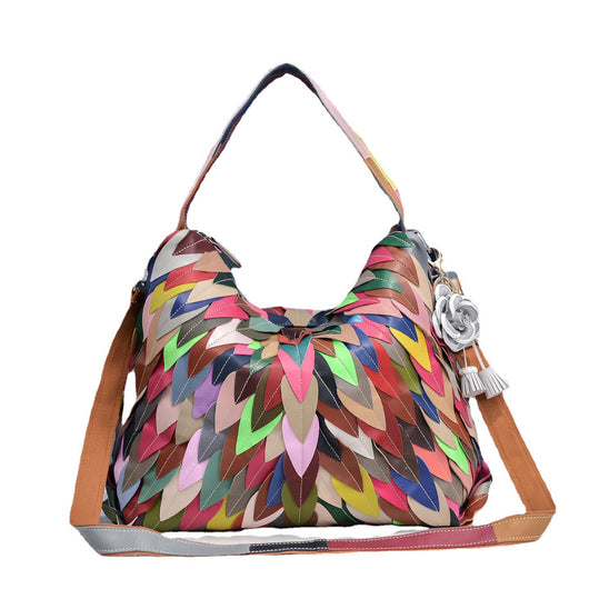 Bolso de Cuero Suave para Mujer con Capacidad Extra y Detalle de Costura Hoja - Image 12