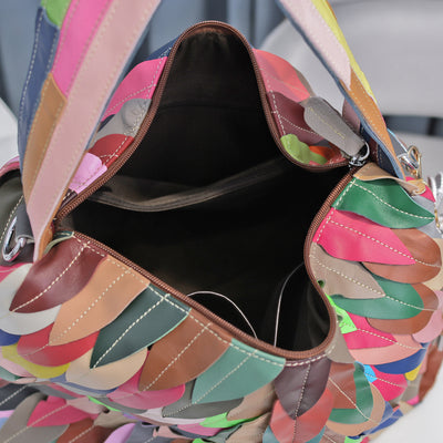 Bolso de Cuero Suave para Mujer con Capacidad Extra y Detalle de Costura Hoja - Image 15