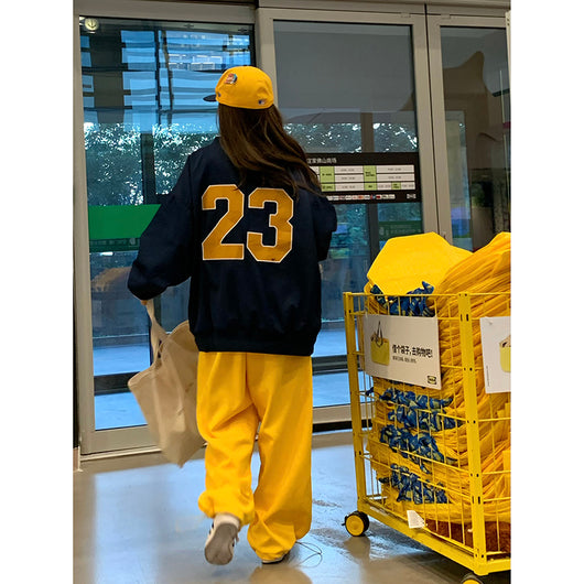 Sudadera con Capucha V-Neck Bordada de Letras para Mujer - Estilo Urbano Otoño - Image 14