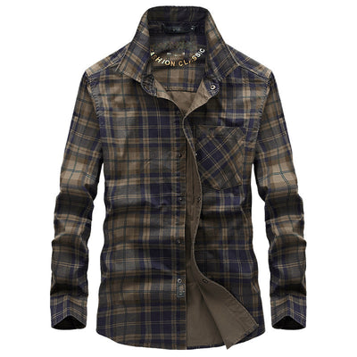 Camisa de Cuadros Manga Larga para Hombre - Image 9