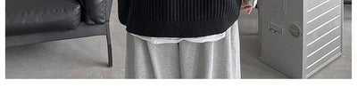 Chaleco Tejido V-neck Tallas Grandes Estilo Universitario Otoño Invierno - Image 16