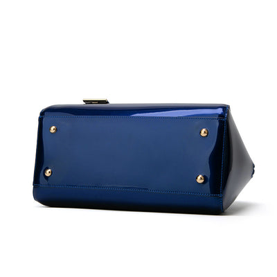 Bolso de Charol Brillante con Asa Diagonal - Diseño Fashion - Image 8