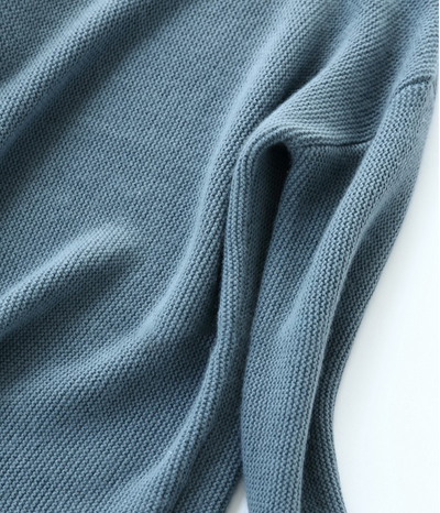 Suéter Tejido de Manga Larga Oversized con Diseño Minimalista - Image 12