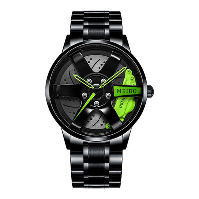 Reloj de Cuarzo Impermeable con Ruedas de Acero Inoxidable para Hombre - Image 53