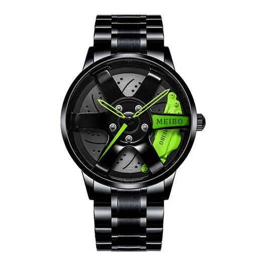 Reloj de Cuarzo Impermeable con Ruedas de Acero Inoxidable para Hombre - Image 53