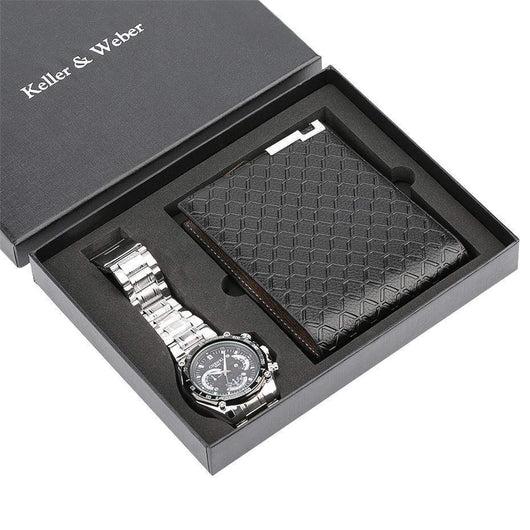 Reloj y Cartera para Hombre - Set de Regalo Elegante con Movimiento Cuarzo - Image 16