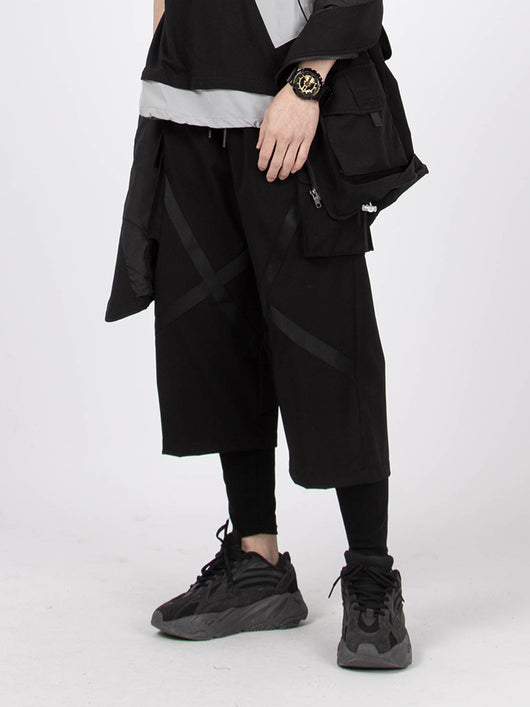 Pantalones Anchos Cropped Efecto Relajado - Image 13