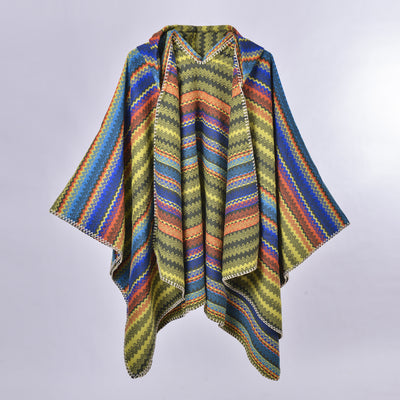 Chal Hooded con Abertura Lateral para Mujer - Image 13