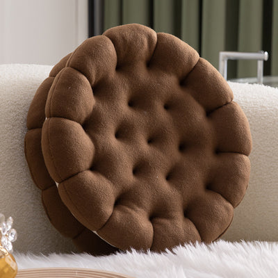 Cojín Decorativo Forma Galleta - Almohada Creativa para Sofá - Image 15