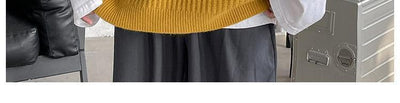 Chaleco Tejido V-neck Tallas Grandes Estilo Universitario Otoño Invierno - Image 26