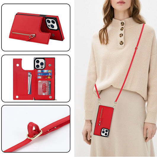 Funda Protectora con Correa Crossbody y Compartimento de Tarjetas - Image 27
