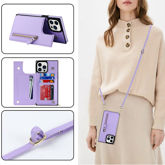Funda Protectora con Correa Crossbody y Compartimento de Tarjetas - Image 34