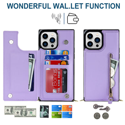 Funda Protectora con Correa Crossbody y Compartimento de Tarjetas - Image 36