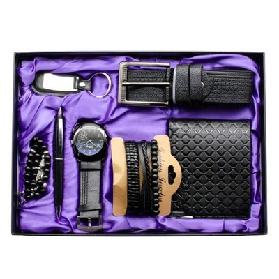 Set de 6 Accesorios Esenciales: Cinturón, Reloj, Bolígrafo, Collar, Perfume y Power Bank - Image 8