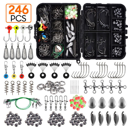 Maletín de Pesca Marina 246 Piezas - Kit Completo de Accesorios y Cebos - Image 3