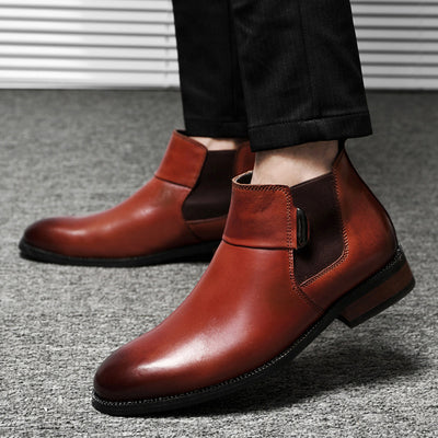 Botas Chelsea Retro Estilo Británico para Hombre - Image 25