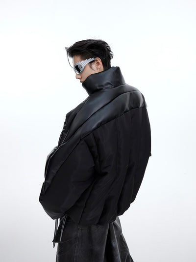 Chaqueta de Algodón con Diseño 3D y Acabado Luminoso - Image 12