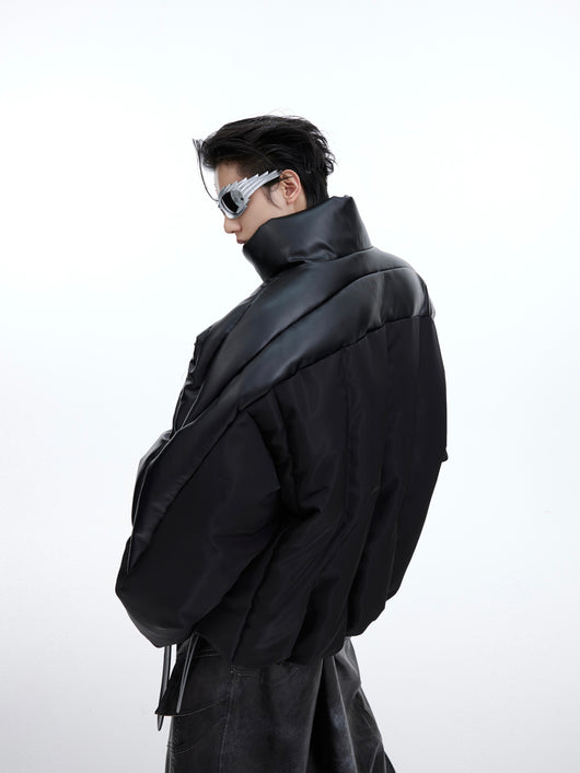 Chaqueta de Algodón con Diseño 3D y Acabado Luminoso - Image 12