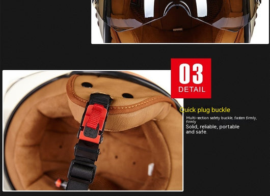 Casco Eléctrico para Bicicleta y Moto Scrambler - Unisex - Image 4