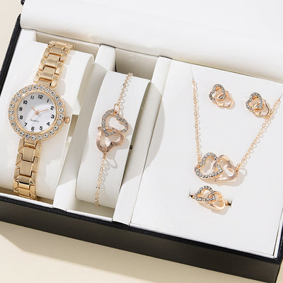 Reloj de Cuarzo con Cristales de Diamante - Diseño Versátil para Mujer - Image 11