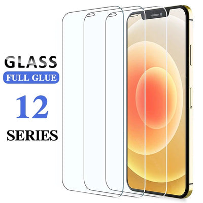 Protector de Pantalla Templado para iPhone 12 y 12 Pro Max Anti-Huellas - Image 9