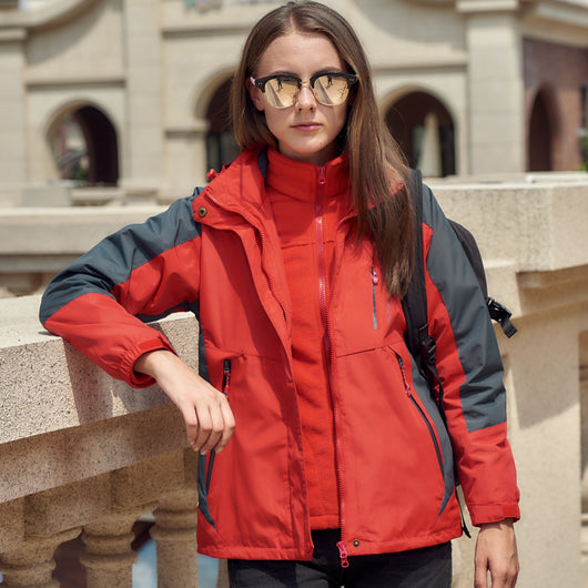 Conjunto de Chaqueta Impermeable para Parejas Talla Grande - Image 22