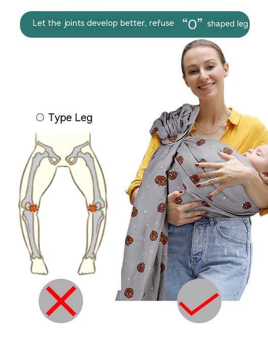 Faja Ergonómica Portabebés Multifuncional Ligera para Recién Nacidos - Image 34