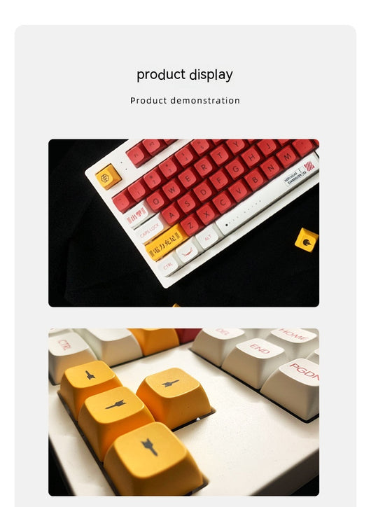 Set de Teclas PBT con Sublimación para Niño y Niña - Diseño a Juego de Colores - Image 9