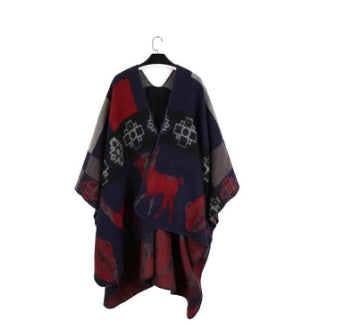 Poncho Bohemio Étnico para Viajes y Vacaciones
