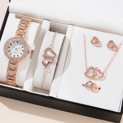 Reloj de Cuarzo con Cristales de Diamante - Diseño Versátil para Mujer - Image 17