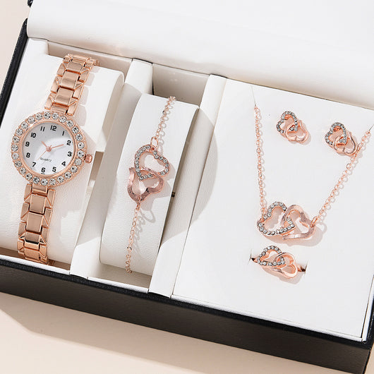 Reloj de Cuarzo con Cristales de Diamante - Diseño Versátil para Mujer - Image 17