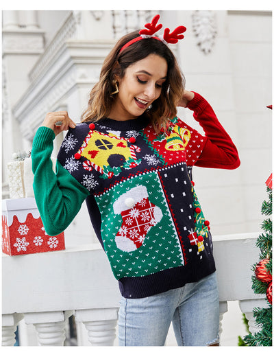 Suéter Navideño Mujer con Diseño de Copos de Nieve - Estilo Europeo - Image 8