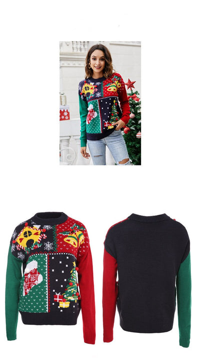 Suéter Navideño Mujer con Diseño de Copos de Nieve - Estilo Europeo - Image 10