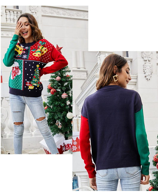 Suéter Navideño Mujer con Diseño de Copos de Nieve - Estilo Europeo - Image 16