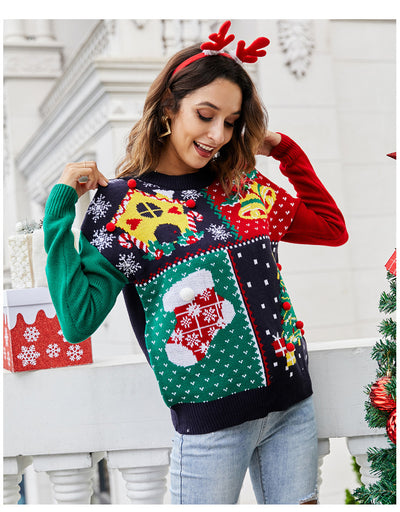Suéter Navideño Mujer con Diseño de Copos de Nieve - Estilo Europeo - Image 18