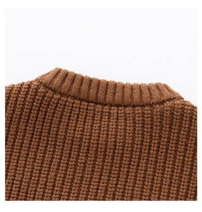 Abrigo Tejido Suelto para Niños y Niñas - Otoño e Invierno - Image 27