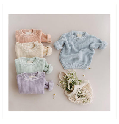 Abrigo Tejido Suelto para Niños y Niñas - Otoño e Invierno - Image 29