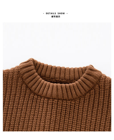 Abrigo Tejido Suelto para Niños y Niñas - Otoño e Invierno - Image 30