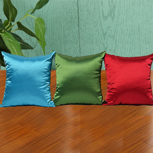 Funda de Almohada Cuadrada Tencel 100s - Cojín Sofá Colores Sólidos - Image 22