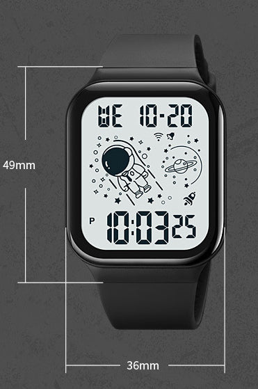 Reloj Digital Luminoso Cuadrado para Estudiantes - Image 16