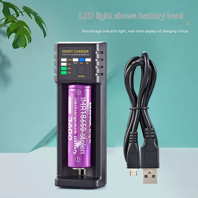 Cargador Rápido USB 4 Ranuras para Baterías 18650 y 12V - Image 10