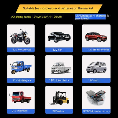 Cargador Inteligente de Baterías para Auto y Moto - Image 8