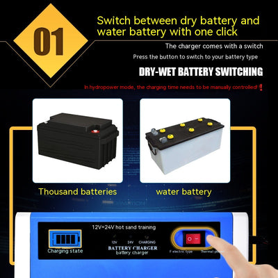 Cargador Inteligente de Baterías para Auto y Moto - Image 10