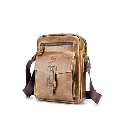 Bolsa Mensajero de Cuero Genuino con Gran Capacidad para Hombre - Image 25