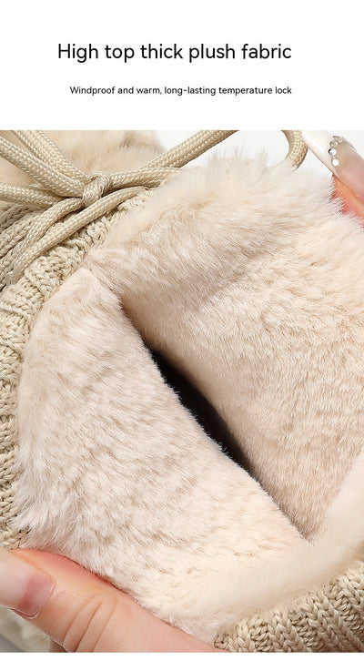 Botas de Invierno Acolchadas con Forro de Algodón - Cómodas y Antideslizantes - Image 11